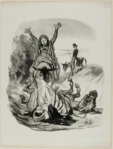 Oh My God, Mama, Mama!, Plate 26 from Pastorales