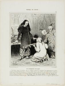 A Present for an Artist by Honoré Victorin Daumier