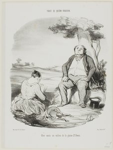 An Oasis in the Middle of the Plain of St. Denis, Plate 5 from Tout Ce Qu