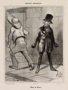 Black and white, plate 23 from Parisian Emotions