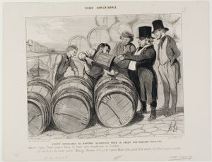 Catholic Society of Baptism by Honoré Victorin Daumier
