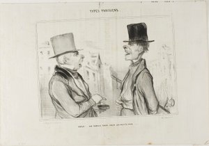 Great Times for Small Fry, plate 7 from Types Parisiens by Honoré Victorin Daumier