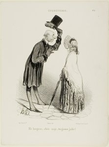 “Hello, Angel, always pretty...,” plate 3 from Coquetterie