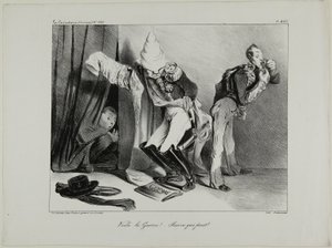 It is war! ...Everyone for himself!, plate 460 by Honoré Victorin Daumier