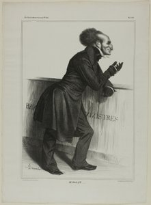 Mr. Joliv..., Plate 346 from Celebrities of Caricature by Honoré Victorin Daumier