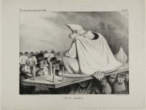 The Loose Head, plate 427 by Honoré Victorin Daumier
