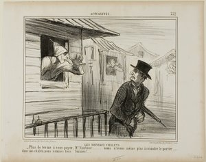 The New Blockhouses, plate 332 from Actualités