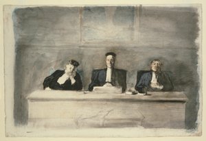 The Three Judges by Honoré Victorin Daumier