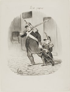 The Day of the Great Parade, Plate 6 from Les Papas