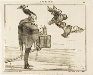 Two Grand Dukes Leaving for Sebastopol, plate 166 from Actualités