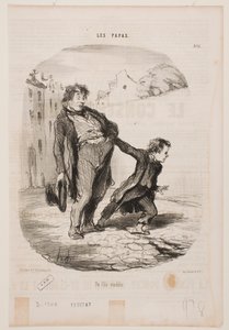 A Model of a Son by Honoré Daumier