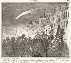 Ah!... the Comets... by Honoré Daumier
