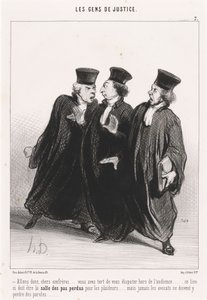 Come on, dear colleagues... by Honoré Daumier