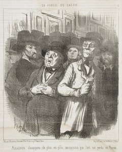Classical Amateurs...Convinced... by Honoré Daumier