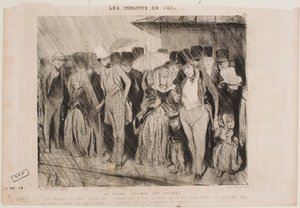 An Endless Waiting Time at the Station by Honoré Daumier