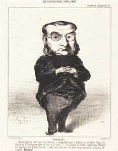 Ath. L. Charles Coquerel by Honoré Daumier