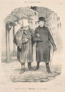 Having been part of the Muscadins under the Directory by Honoré Daumier