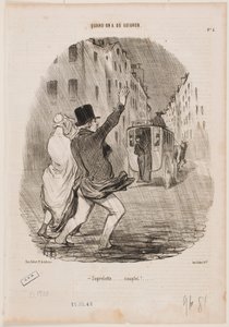 Blast! It is Full! by Honoré Daumier