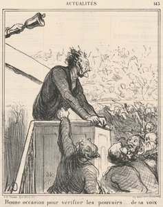 Good Opportunity to Check ... by Honoré Daumier