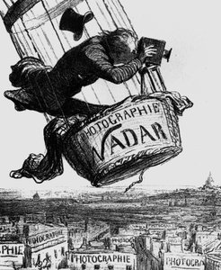 Caricature of Gaspard-Felix Tournachon, aka Nadar (1820-1910) 1862 by Honoré Daumier
