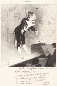 Dramatic Carrot by Honoré Daumier
