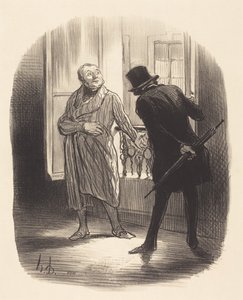This Accommodation is a Bit Expensive for the Place Royale... by Honoré Daumier
