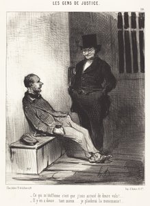What Bothers Me is... Twelve Thefts!... by Honoré Daumier