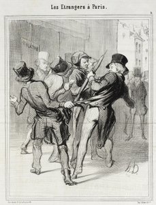 What They Call the Seductions of Paris by Honoré Daumier