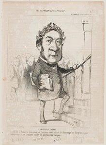 Chasseloup-Laubat by Honoré Daumier