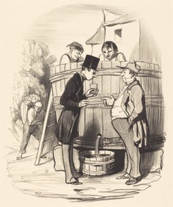 How Do You Find This Little Wine... by Honoré Daumier