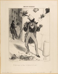 Emotions Pariennes by Honoré Daumier