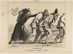 Russian Enthusiasm by Honoré Daumier