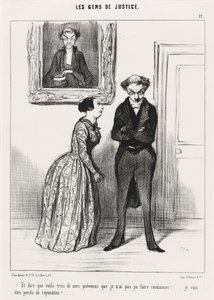 And to think that there are three... accused that I could not convict!... by Honoré Daumier