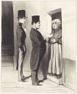 And speaking to her door thus declared...