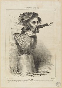 "Félix Pyat" by Honoré Daumier