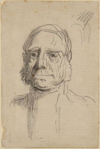 Head of Lawyer by Honoré Daumier