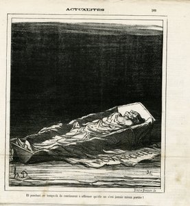 Illustration by Honoré Daumier (1808-1879) in Le Charivari by Honoré Daumier