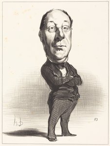 J.-B. Gustave de Laboulie by Honoré Daumier