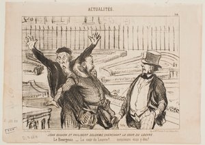 Jean Goujon and Philibert Delorme by Honoré Daumier