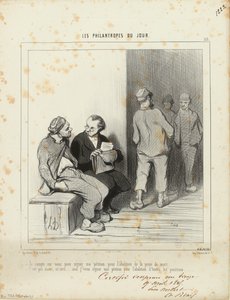 I Count on You to Sign My Petition... / 33 by Honoré Daumier