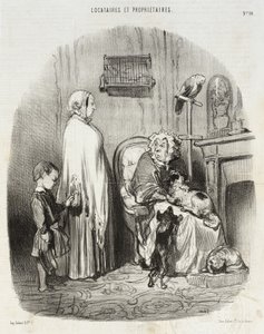 I Do Not Rent to People with Children!... by Honoré Daumier