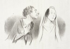 I leave more in love than ever by Honoré Daumier
