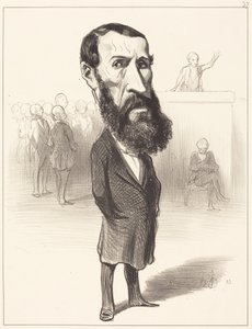 Jean-Louis Greppo by Honoré Daumier
