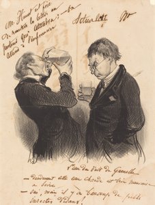 The Water from the Grenelle Well by Honoré Daumier