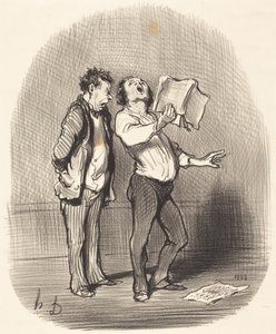 The Inconvenience of Having a Music-Loving Friend by Honoré Daumier