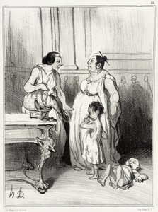 The Mother of the Gracchi by Honoré Daumier
