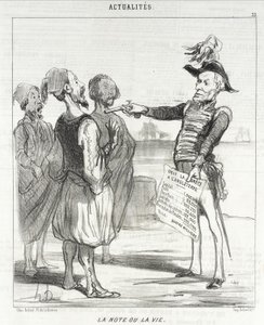 The Note or Life by Honoré Daumier