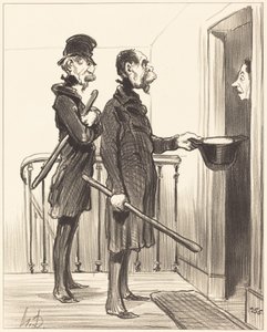 The Napoleonic Subscription by Honoré Daumier
