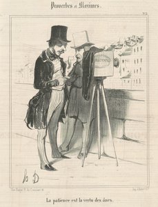 Patience is the Virtue of Donkeys by Honoré Daumier