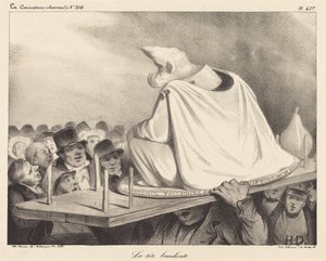 The Shaking Head by Honoré Daumier